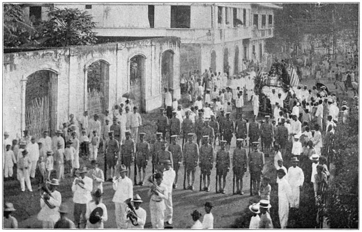 Procession and Float in Streets of Capiz, in Honor of Filipino Patriot and Martyr, Jos&eacute; Rizal