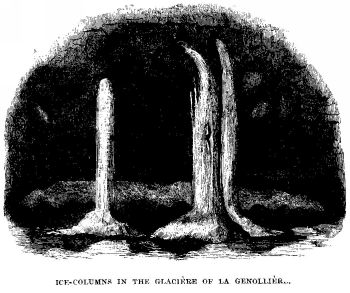 ICE-COLUMNS IN THE GLACI&Egrave;RE OF LA
GENOLLI&Egrave;RE.