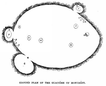 GROUND PLAN OF THE GLACI&Egrave;RE OF
MONTH&Eacute;ZY.