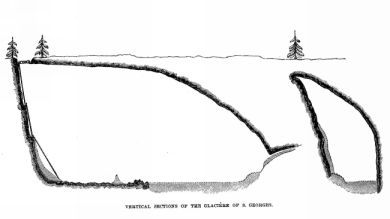  VERTICAL SECTIONS OF THE GLACI&Egrave;RE
OF S. GEORGES.