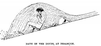 BATH IN THE DOUBS, AT BESAN&Ccedil;ON.