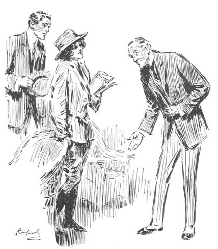 "I would therefore respectfully suggest as a special
topic of conversation the consummate cheek of&mdash;yours truly, Paul
Reymouth Edgarton"