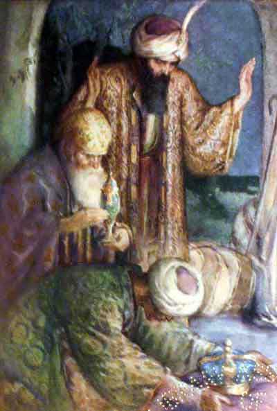 To seek that manger out and lay Our gifts before the child&mdash; To bring our hearts and offer them Unto our King in Bethlehem!