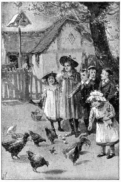 'Here comes the big black hen.'
Page 85.