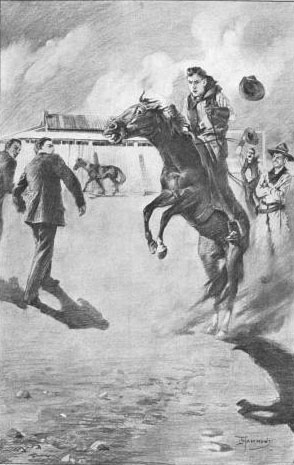 As Dave clucked again, Hero shot ahead.&mdash;Page 121.