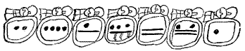 Fig. 371. Specimens of ornamental loops from page 72,
Dresden Codex.