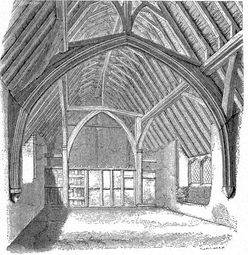 Interior of Fourteenth Century Manor House, Sutton
Courtenay, Berkshire.