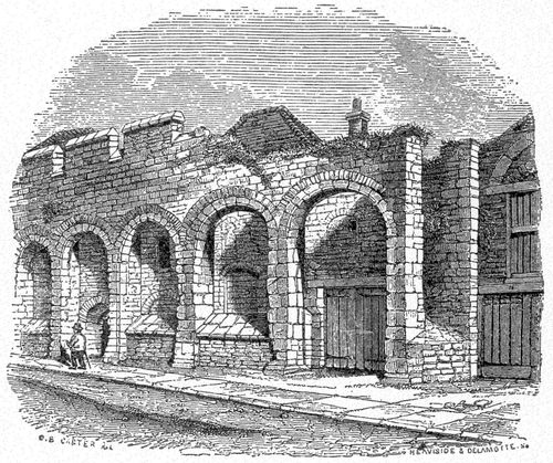 Town Wall of Southampton, built in the Thirteenth
Century.