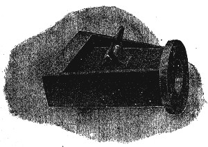 Fig. 1.&mdash;Skimmer, with flange for attachment to
skimmer-pipe.