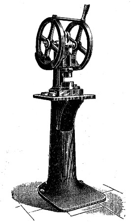 Fig. 24&mdash;Hand soap-stamping press.