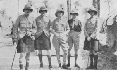 G. J. Anderson. H. W. Bruce, Capt. A. M. Grieve, S. F.
G. Alexander, D. H. Anderson
