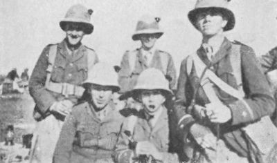 J. M. Cowie, T. Henderson, A. A. Young (Killed), G. V.
Stewart, T. Gillespie (Killed)