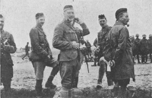 The Quartermaster, Assistant Adjutant, Transport
Officer, 2nd In Command, And The Colonel Watching The Regimental
Sports At The Front