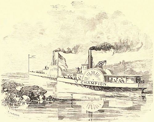 THE RACE BETWEEN THE ADIENO AND THE CHAMPION.&mdash;Page 275.