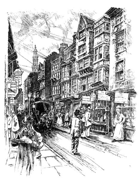 HOLYWELL STREET, STRAND

(Demolished 1901)