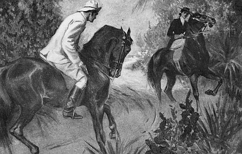 Shifting the reins to his left hand, Roddy let the
other fall upon his revolver.