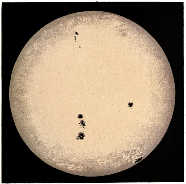 PLATE A.
THE SUN.