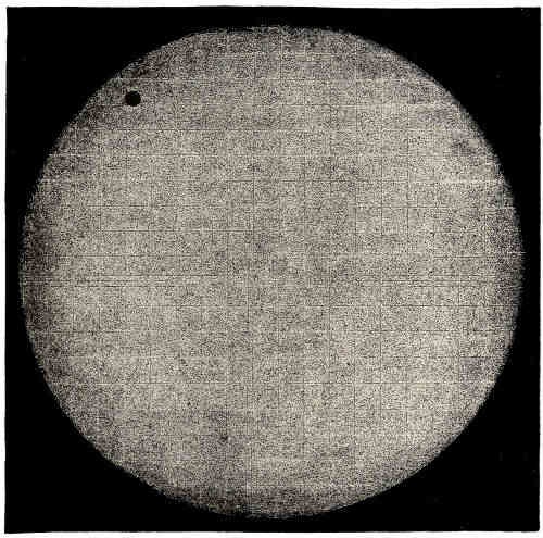 Fig. 45.&mdash;Venus on the Sun at the Transit of 1874.