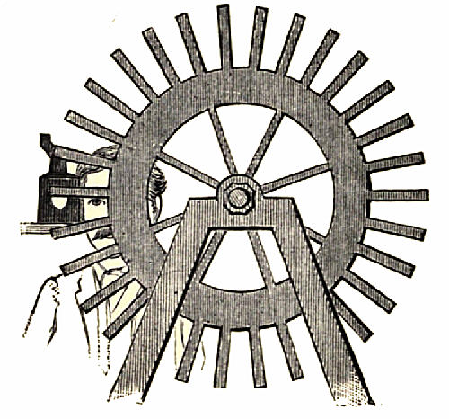 Fig. 63.&mdash;Mode of Measuring the Velocity of Light.