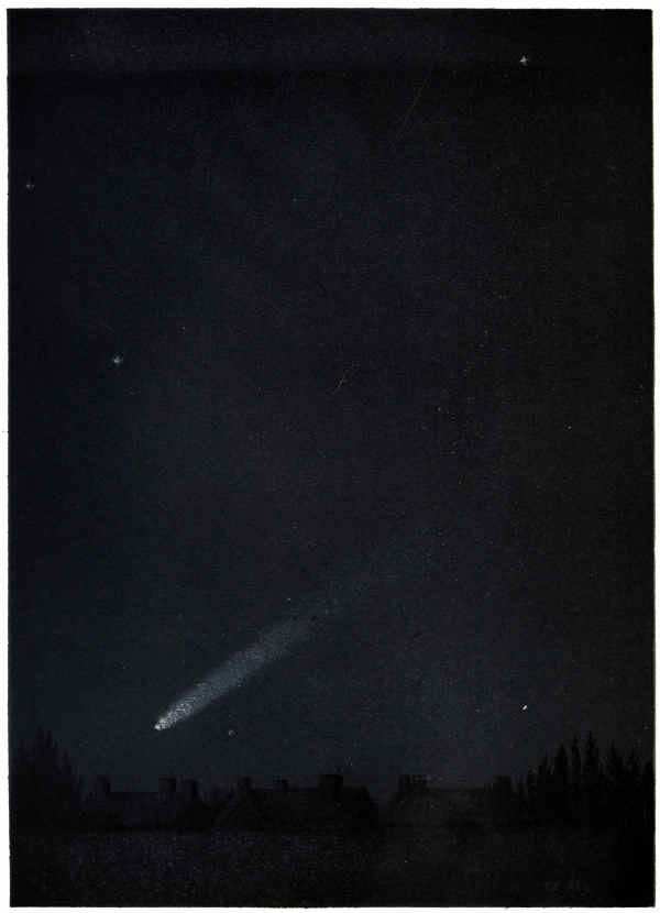 PLATE XVII.
THE COMET OF 1882,
AS SEEN FROM STREATHAM, NOV. 4th, 4 A.M.
FROM A DRAWING BY T.E. KEY.