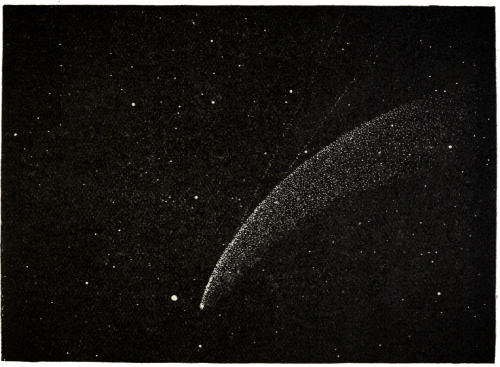 Fig. 73.&mdash;Tails of the Comet of 1858.