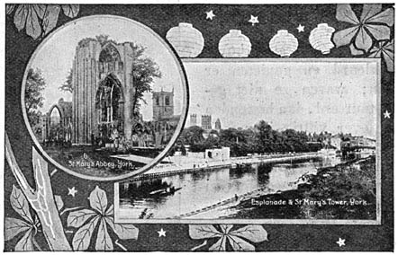 Bouwvallen van de abdij van St. Mary. &raquo;Aan de Ouse.”