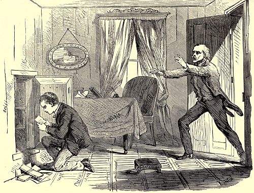 ERNEST SURPRISED BY HIS UNCLE.&mdash;Page 139.
