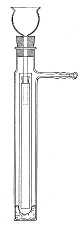Fig. 161&mdash;Martin's filtering apparatus for small
quantities of fluid.
