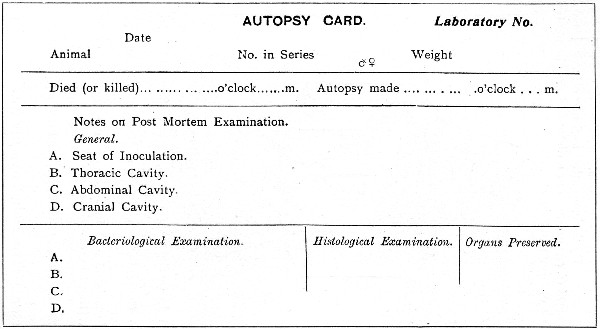 Fig. 200.&mdash;Front of post-mortem card.