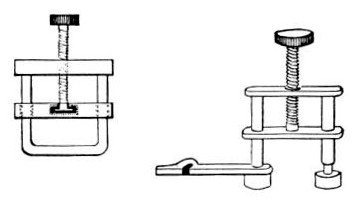 Fig. 36.&mdash;Screw clamps.