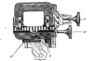 Fig. 45.&mdash;Mechanical stage.