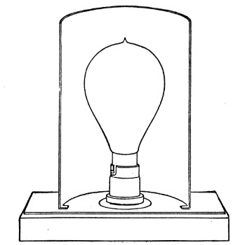 Fig. 60.&mdash;Electric microscope lamp.