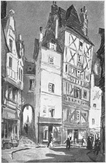 ANGERS&mdash;OLD TIMBERED HOUSES