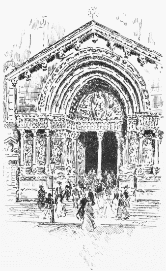 ARLES&mdash;DOOR OF ST. TROPHIMUS.
