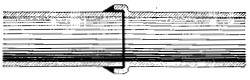 Fig. 42.&mdash;A joint in tile pipe.