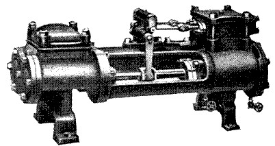 Fig. 49.&mdash;Duplex pump, operated directly by steam.