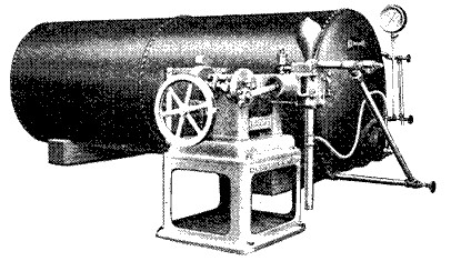 Fig. 54.&mdash;Engine applied to air-tank.