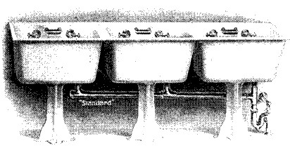 Fig. 59.&mdash;Enameled laundry tubs.