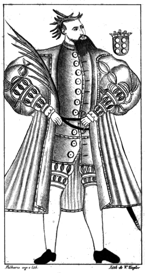 Gravura do Governador D. Jo�o de Castro