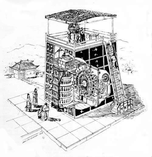 Astronomical Clock Tower of Su
Sung in K'ai-feng, ca. A.D. 1090.