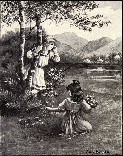 "Here! Here!" cried Dorothy, and echo answered, "Here,&mdash;ere!"&mdash;Page 4.
