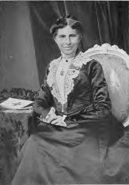  CLARA BARTON From a photograph taken in St. Petersburg in July, 1902, showing the
decorations conferred upon her by the Czar and the Empress Dowager