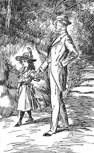 &ldquo;Shall I find mother for you?&rdquo; asked Sibyl, leading
Lord Grayleigh across the lawn.&mdash;Page 208. Daddy&rsquo;s Girl.