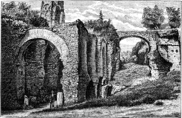 RUINS OF THE PALACES OF THE C&AElig;SARS.