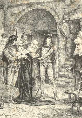&ldquo;&lsquo;Henceforth mine own lady-mother is the mistress of
this castle, and whoever speaks a rude word to her offends the
Freiherr von Adlerstein&rsquo;&rdquo;&mdash;Page 126