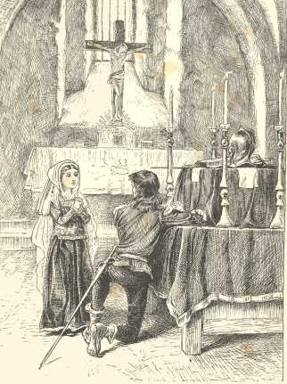 &ldquo;&lsquo;No; only I saw that you stayed here all
alone,&rsquo; she said, clasping her hands.&rdquo;  Page 269