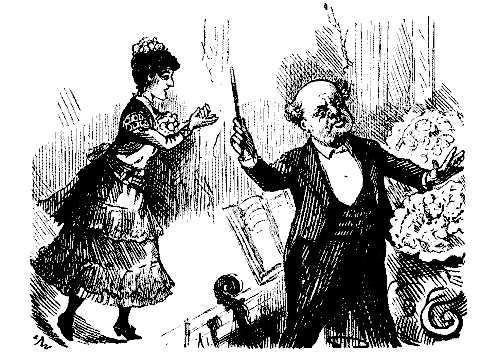 Poor little Z�lie (beseechingly). O Mr. Randegger,