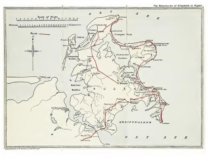 map of R�gen