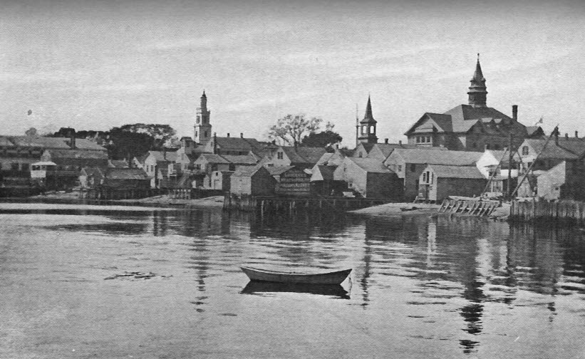 Provincetown&mdash;A bit of the village from the wharf