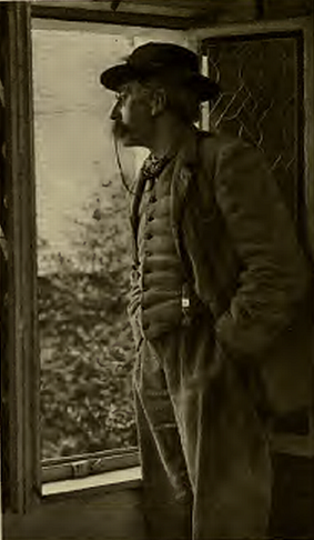 Émile Verhaeren from an unpublished photograph by
Charles Bernier, 1914.